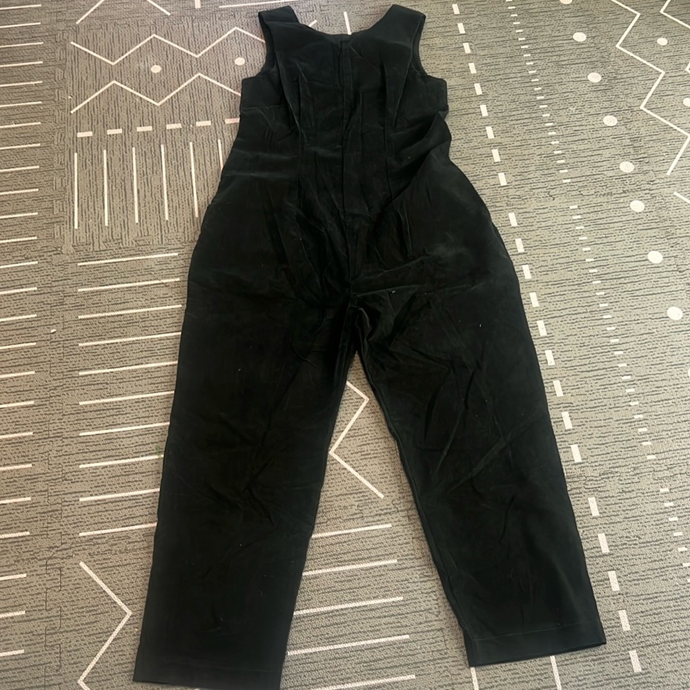 Seagrass Design Dark Green Corduroy Jumpsuit